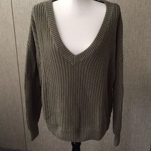 Pink Victoria’s Secret V-Neck Sweater